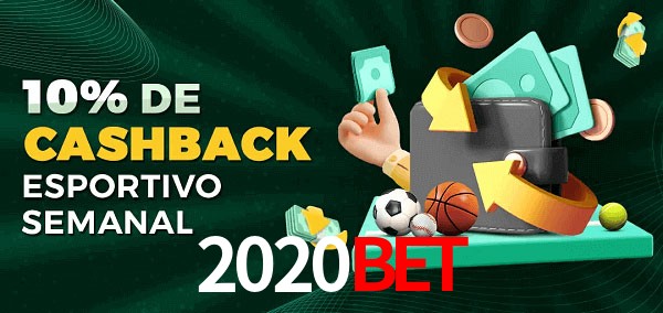 10% de bônus de cashback na 2020bet
